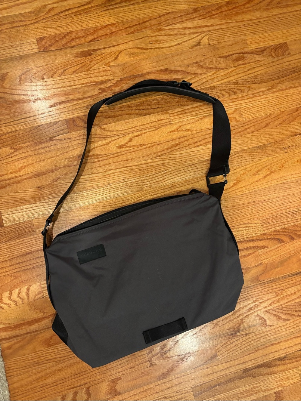 Timbuk2 Gray-Black Messenger Bag with Adjustable Strap